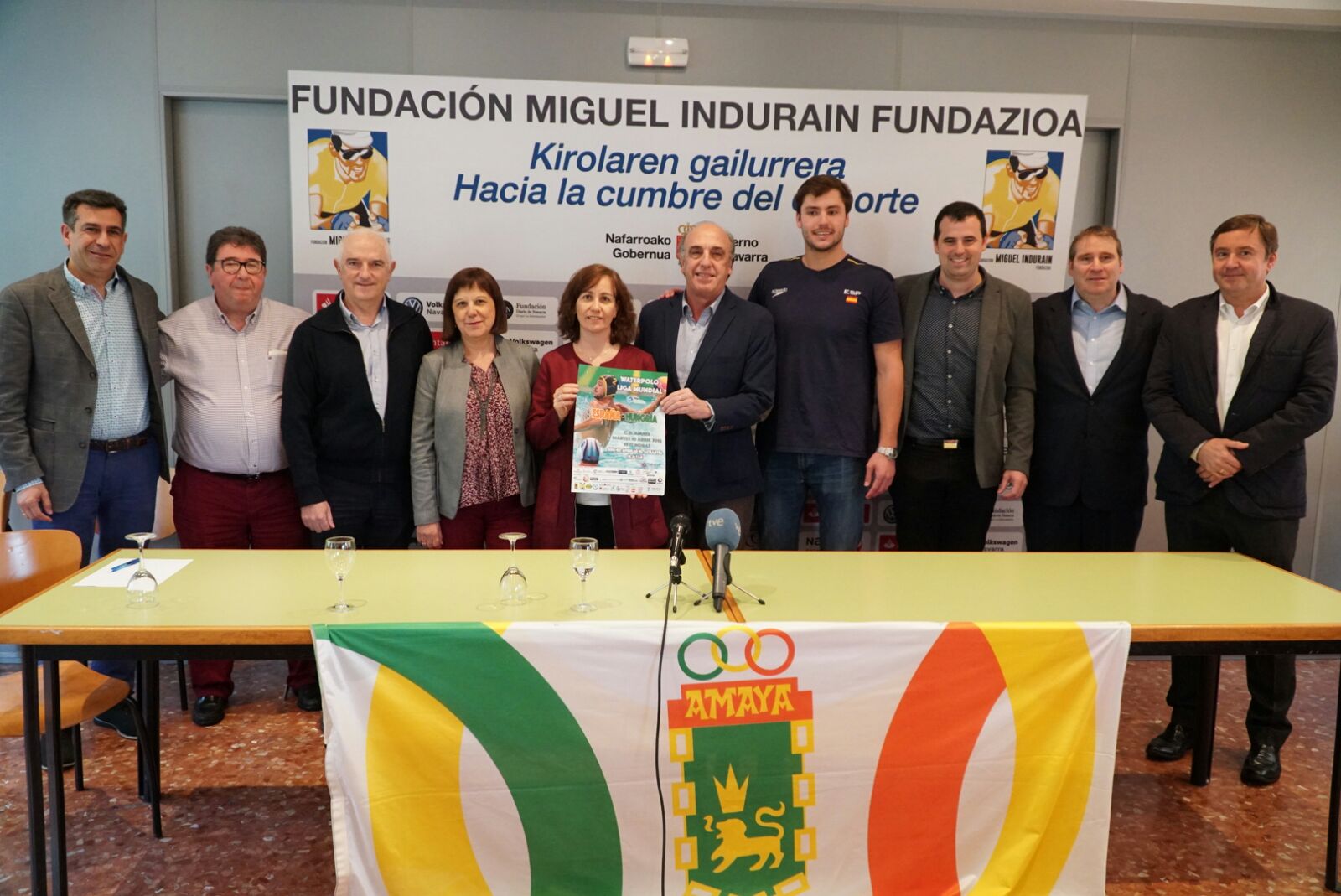 Presentaci&oacute;n oficial del partido Fina World League entre Espa&ntilde;a y Hungr&iacute;a